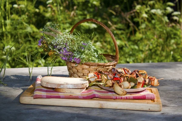 Preparing to picnic — Stock Photo, Image