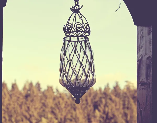 De oude lamp glas — Stockfoto