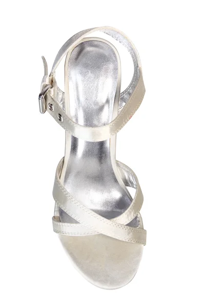 Damenschuh Silber — Fotografia de Stock