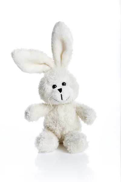 Sittande fyllda bunny — Stockfoto