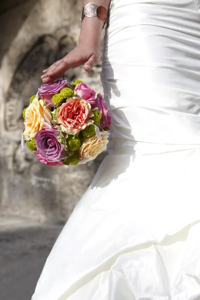 Bridal bouquet of roses — Stock Photo, Image