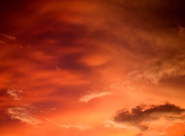Céu ardente — Fotografia de Stock