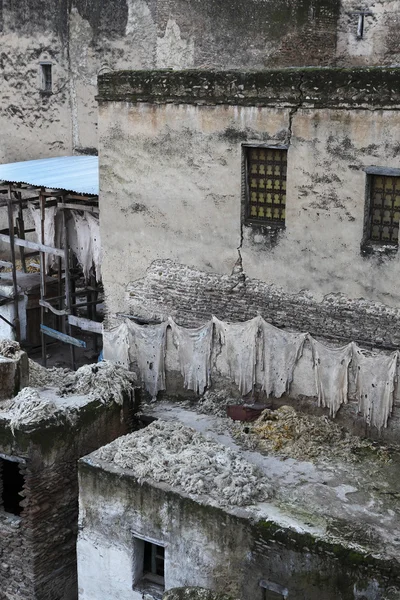 Dyeing in Fes — Stock Photo, Image