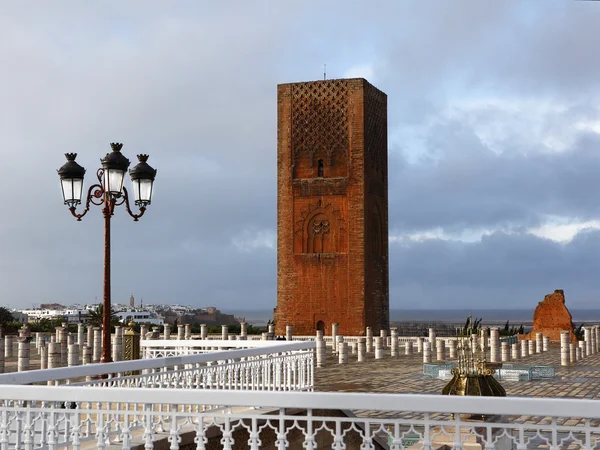 Башня Хассана в Рабате — стоковое фото