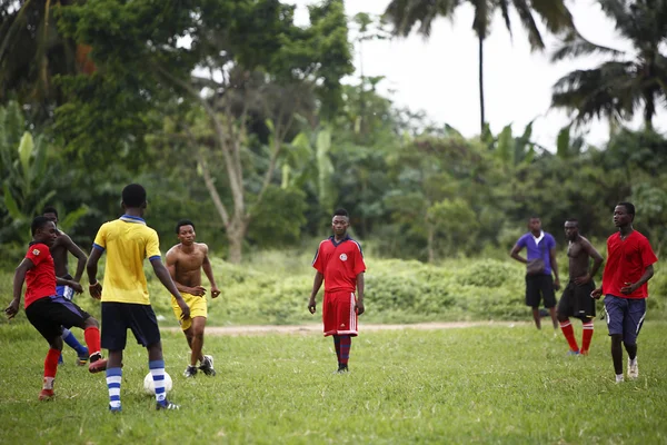 Eğitim sırasında Afrika Futbol Takımı