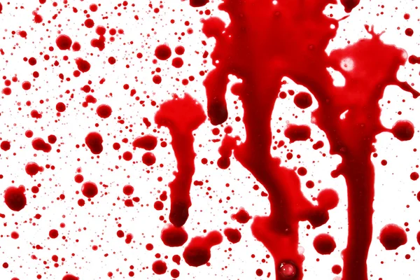 Gocce di sangue — Foto Stock