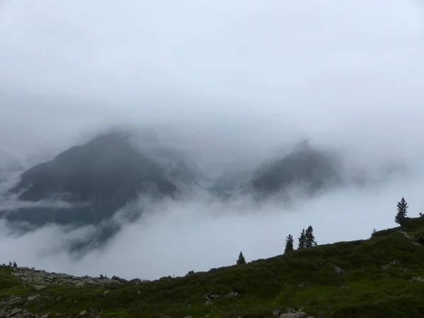 Berlin Főútvonal Zillertal Alpok Tirolban Ausztria — Stock Fotó