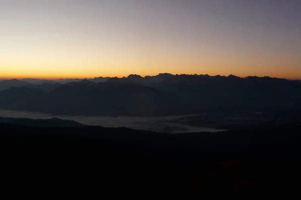 Sunset Krottenkopf Mountain Estergebirge Bavaria Germany — Stock Photo, Image