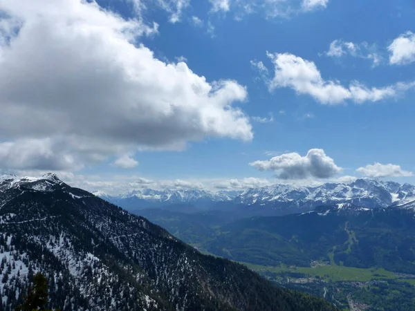 Hoher Ziegspitz Tour Montagna Baviera Germania — Foto Stock