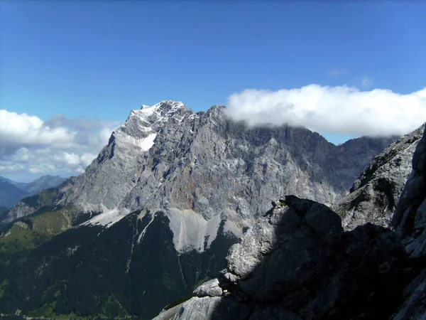 Ferrata Lac Haute Montagne Seebensee Montagne Zugspitze Tyrol Autriche Été — Photo