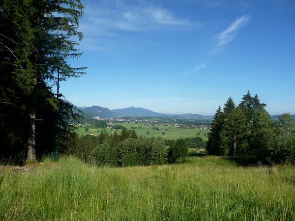 Mountain Hiking Tour Tegelberg Mountain Bavaria Germany — Stock Photo, Image