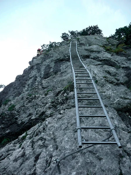 Tebberg Ferrata Bavaria Germany — стоковое фото