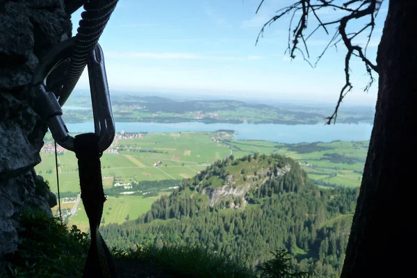 Tegelberg Ferrata Baviera Alemanha — Fotografia de Stock