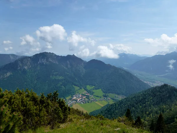 Passeio Montanha Notkarspitze Ammergau Alps Alemanha — Fotografia de Stock