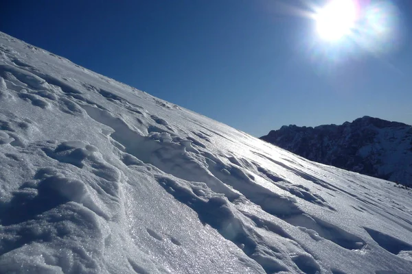 Вид Зимнюю Гору Горы Плейзенкирхен Карл Дель Австрия — стоковое фото