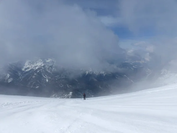 Winterwanderung Zur Pleisenspitze Karwendel Tirol Österreich — Stockfoto