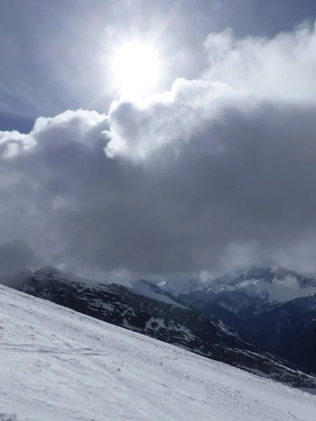 Zimowa Wycieczka Górę Pleisenspitze Karwendel Tyrol Austria — Zdjęcie stockowe
