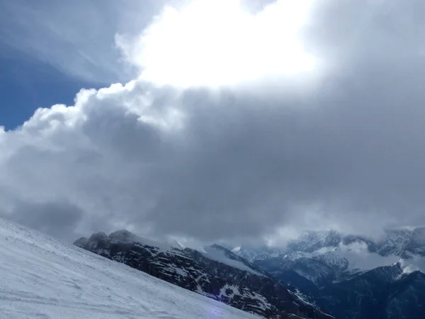 Passeio Caminhada Inverno Pela Montanha Pleisenspitze Karwendel Tirol Áustria — Fotografia de Stock