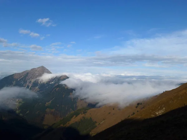 Randonnée Pédestre Dans Montagne Pleisspitze Tyrol Autriche — Photo