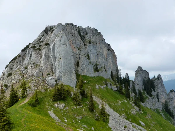 Hiking Tour Risserkogel Mountain Mangfall Bavaria Germany — Stock Photo, Image