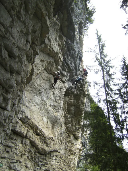 Canone Postalmklamm Ferrata Salisburgo Austria — Foto Stock