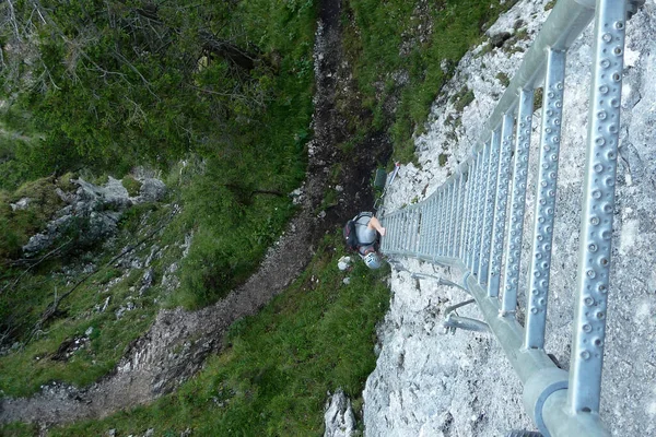 Tebberg Ferrata Bavaria Germany — стоковое фото