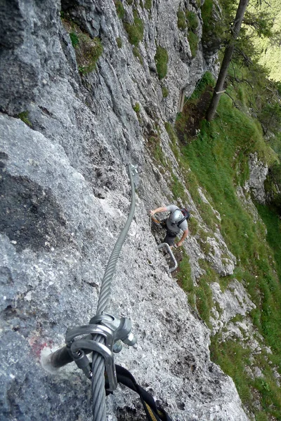 Tegelberg Ferrata Bavaria Germany — Stock fotografie