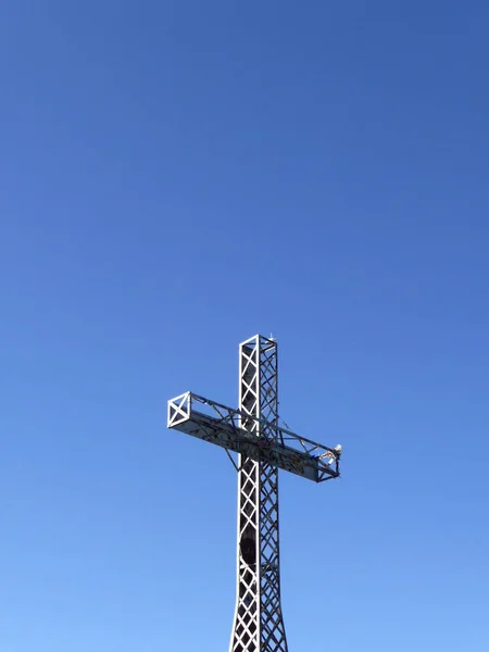 Cruz Cumbre Montaña Hochgrat Baviera Alemania —  Fotos de Stock