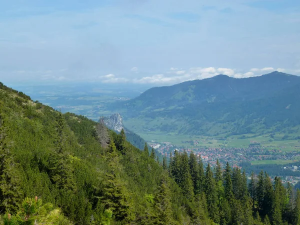 Montanha Vista Kofel Montanha Ammergau Alps Alemanha — Fotografia de Stock