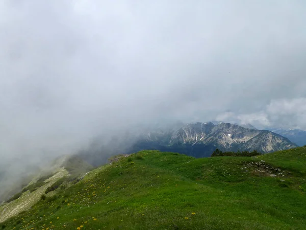 Notkarspitze Dağı Dağ Yürüyüşü Turu Ammergau Alpleri Almanya — Stok fotoğraf