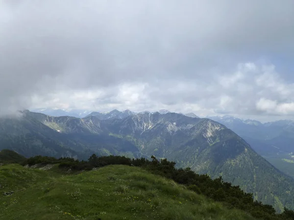 Passeio Montanha Notkarspitze Ammergau Alps Alemanha — Fotografia de Stock