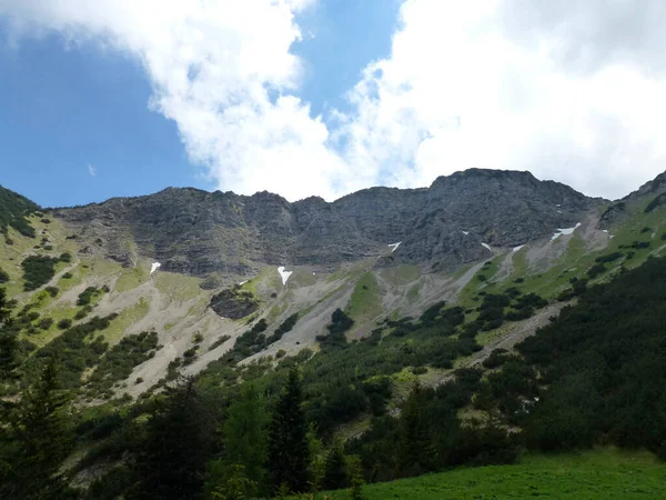 Bergwanderung Zur Notkarspitze Ammergauer Alpen Deutschland — Stockfoto