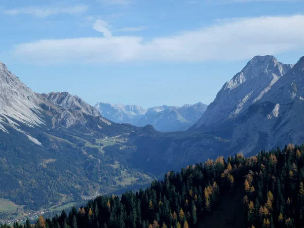 Подорож Гори Плезішпітце Тіроль Австрія — стокове фото