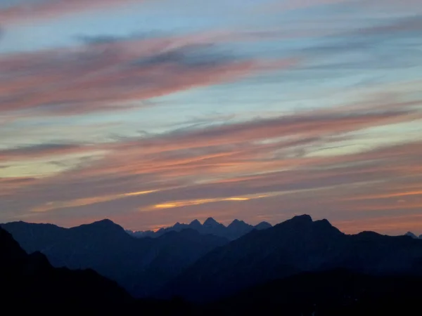Passeio Pela Montanha Pleisspitze Tirol Áustria — Fotografia de Stock