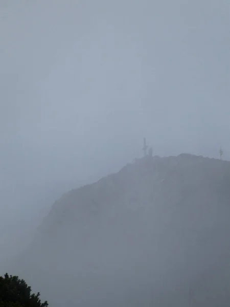 Summit Cross Naunspitze Mountain Tyrol Austria — Stock Photo, Image