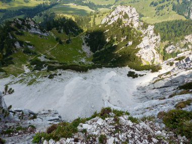 Ferrata üzerinden Scheffauer Dağı, Tyrol, Avusturya