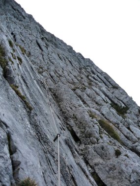 Ferrata üzerinden Scheffauer Dağı, Tyrol, Avusturya