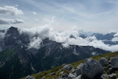 Soiernspitze dağına dağ yürüyüşü turu, Bavyera, Almanya