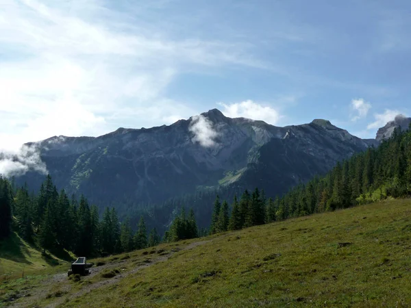 Bergwandeltocht Naar Soiernspitze Beieren Duitsland — Stockfoto