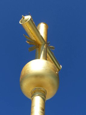 Zugspitze dağının zirvesi, Bavyera, Almanya