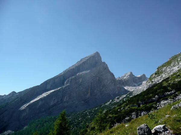 Watzmann Mountain Hiking Baviera Alemanha — Fotografia de Stock