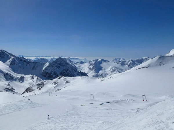 Wilder Pfaff Mountain Scialpinismo Tirolo Austria — Foto Stock