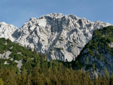Ferrata üzerinden Widauersteig, Scheffauer Dağı, Tyrol, Avusturya