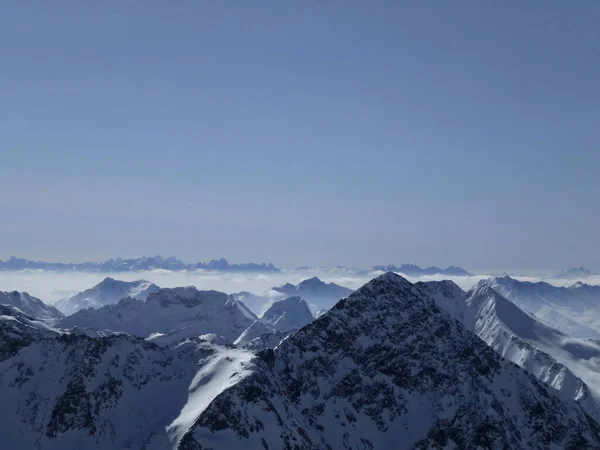 Wilder Pfaff Mountain Ski Tour Tyrol Austria — Stock Photo, Image