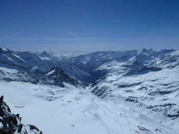 Stubacher Sonnblick Mountain Alpine Ski Tour Tyrol Austria — Stock Photo, Image