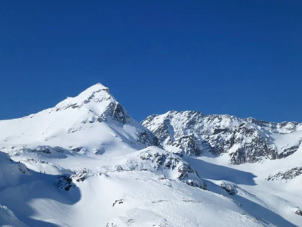 Stubacher Sonnblick山 高山スキーツアー チロル オーストリア — ストック写真