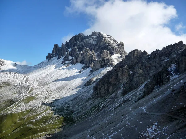 Stubai Výšková Turistická Stezka Tyrolsku Rakousko — Stock fotografie