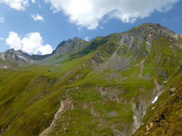 Trilha Caminhada Alta Altitude Stubai Volta Tirol Áustria — Fotografia de Stock