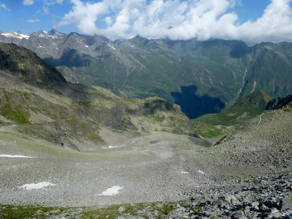 Stubai Vandringsled Hög Höjd Varv Tyrolen Österrike — Stockfoto