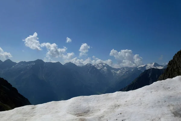 Stubai Yüksek Irtifa Yürüyüş Parkuru Tur Tyrol Avusturya — Stok fotoğraf